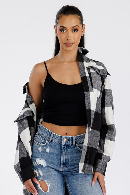 Boyfriend Oversized Soft Flannel Shacket