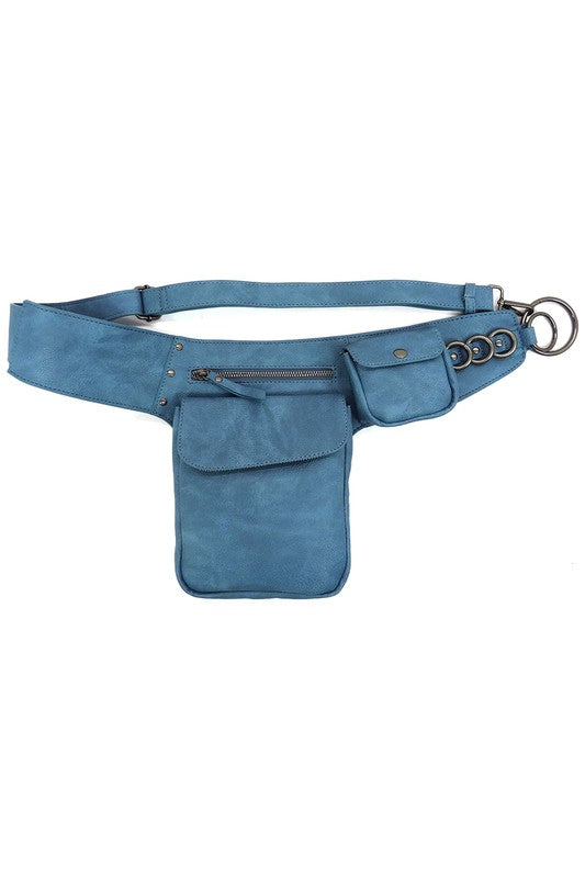 Fashion Ring Fanny Pack Sling Bag