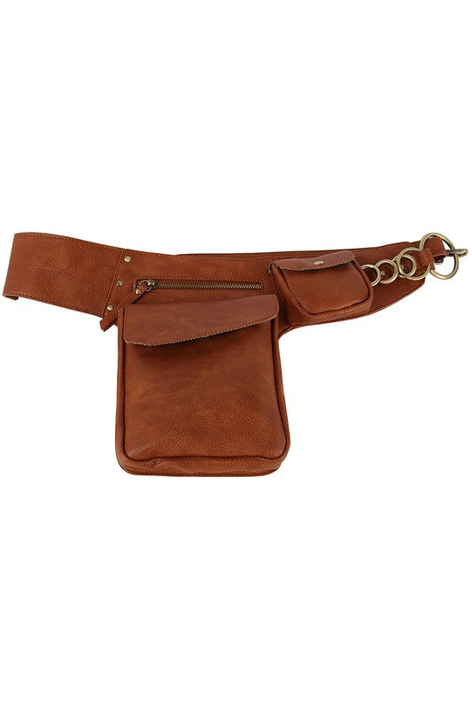 Fashion Ring Fanny Pack Sling Bag