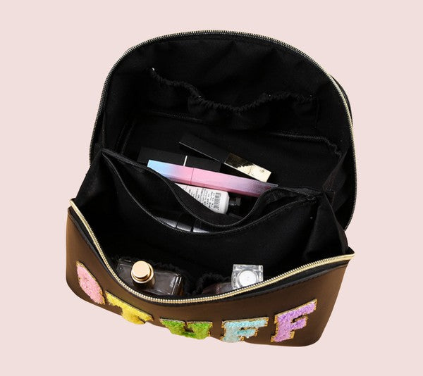 Stuff Travel Organizer Handle Makeup Cosmetic Bag