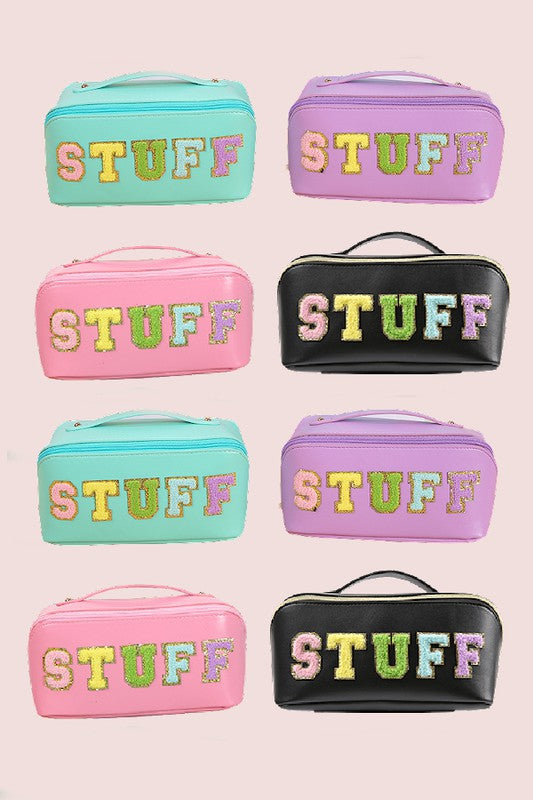 Stuff Travel Organizer Handle Makeup Cosmetic Bag