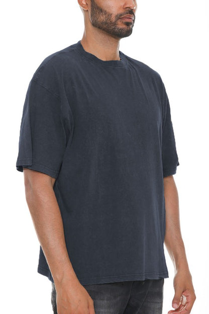 River Garment Wash Drop Shoulder Tee