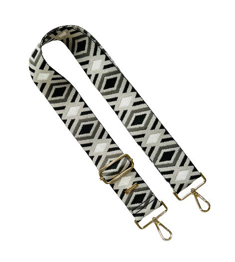 Diamond Embroidered Bag Strap  3 Colors available