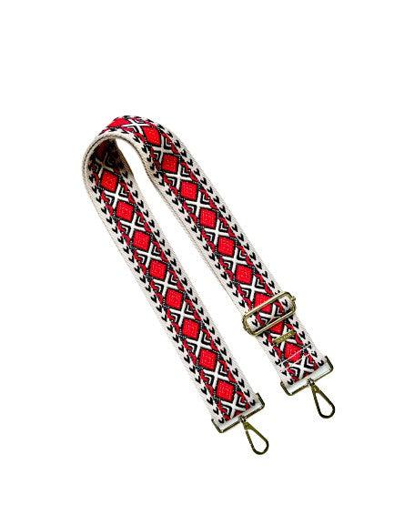 Aztec Diamond Guitar Bag Strap  9 Colors available