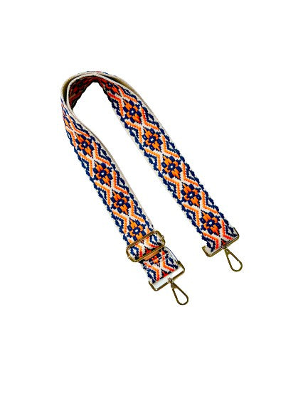 Aztec Diamond Guitar Bag Strap  9 Colors available