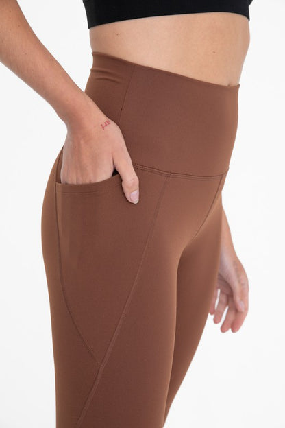 Tapered Band Essential Solid Highwaist Leggings