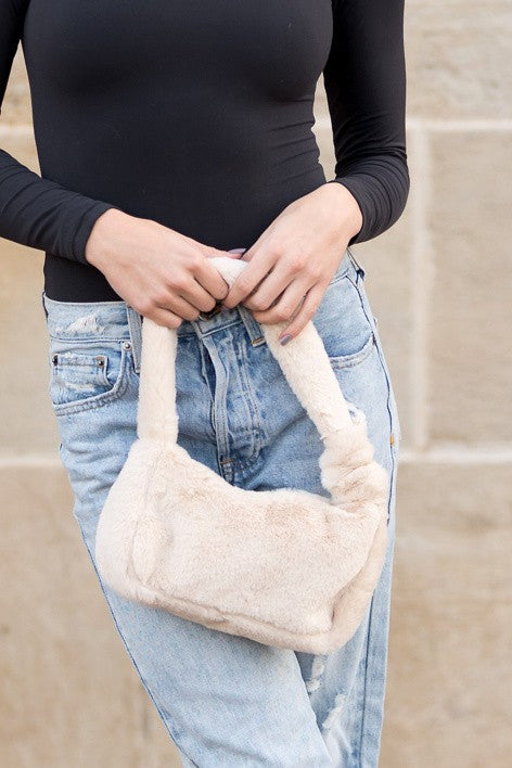 Izzie Plush Shoulder Bag