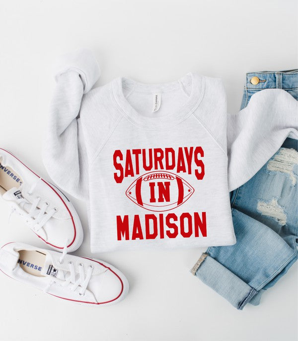 Saturdays in Wisconsin Premium Sweatshirt