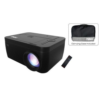 Naxa 150 Inch LCD Projector & Carrying Case