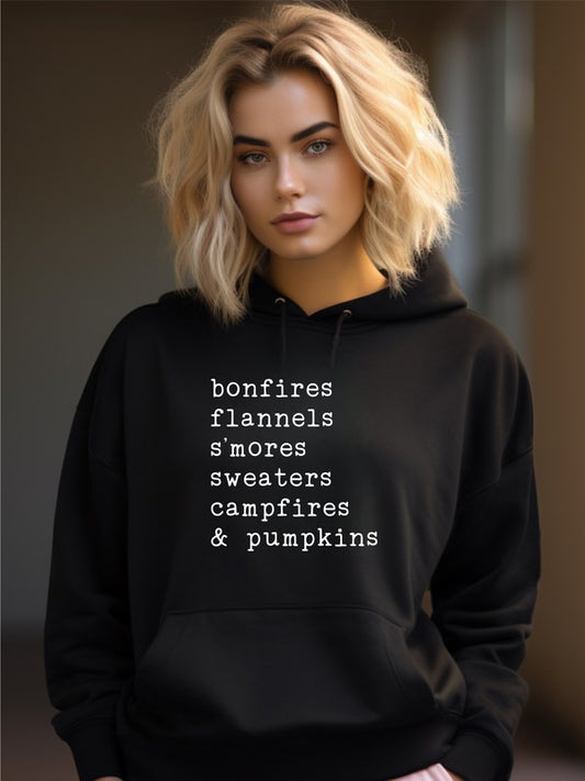 bonfires flannels s'mores Graphic Sweatshirt