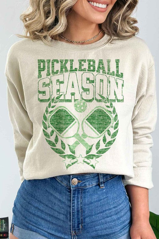 PICKLEBALL SEASON GRAPHIC SWEATSHIRT