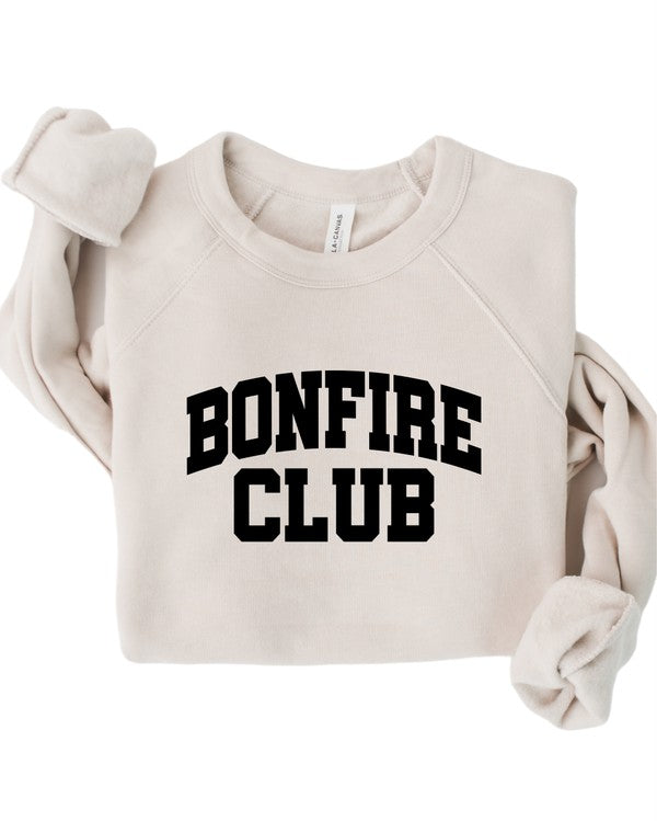 Bonfire Club Premium Bella Crew Graphic Sweatshirt