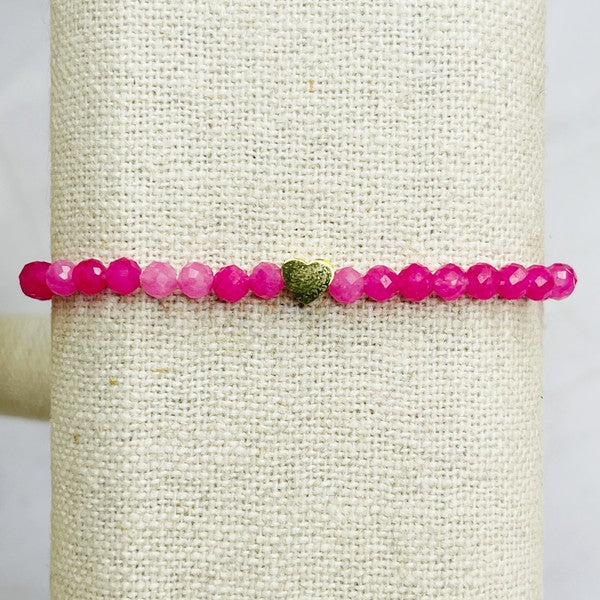 Lovely Stone Beads Stretch Bracelet