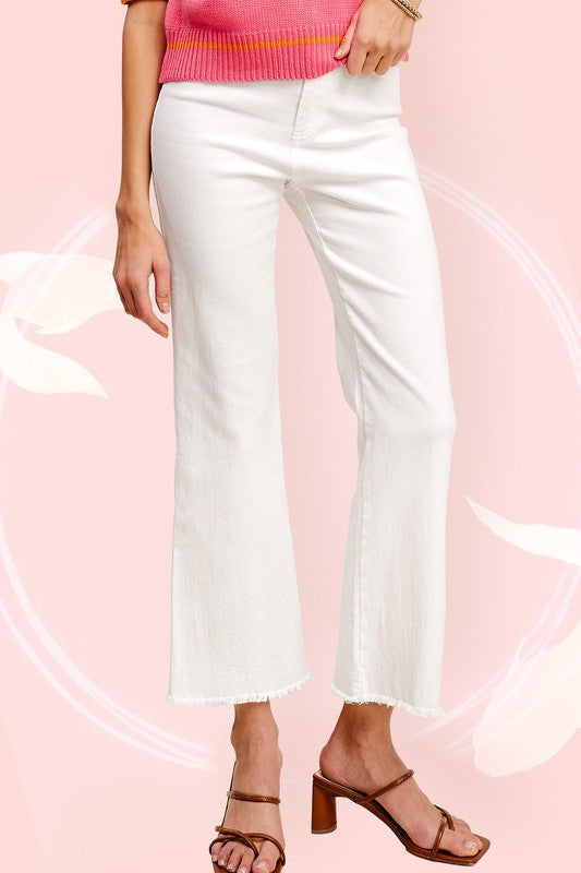 Soft Washed Stretchy High Rise Pants