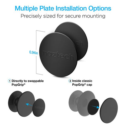 Naztech MagBuddy Universal Round Plates