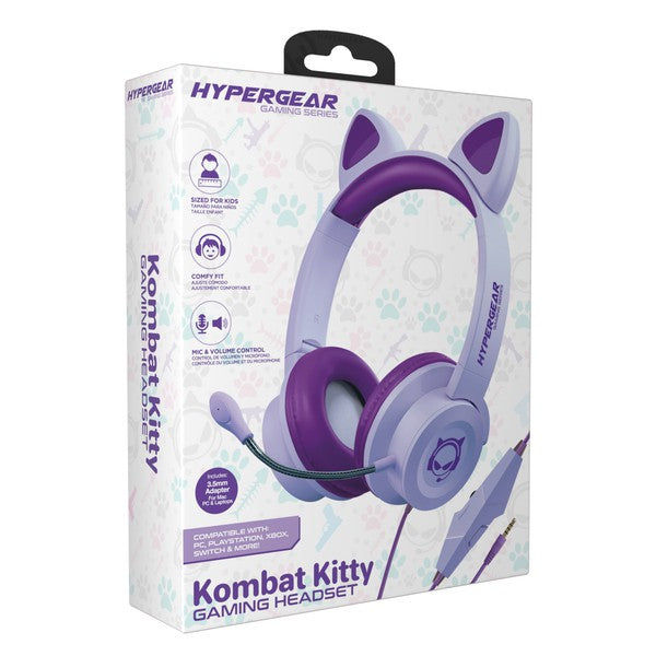 HyperGear Kombat Kitty Kids Gaming Headset