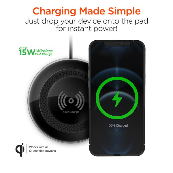 HyperGear ChargePad Pro 15W Wireless Fast Charger