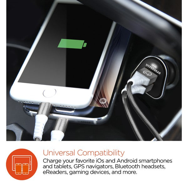 HyperGear Hi-Power Dual USB 3.4A Car Charger