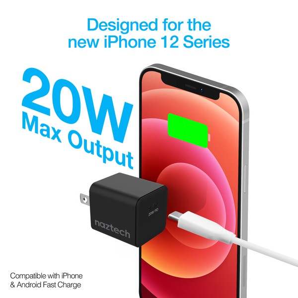 Naztech 20W PD Mini Fast Wall Charger