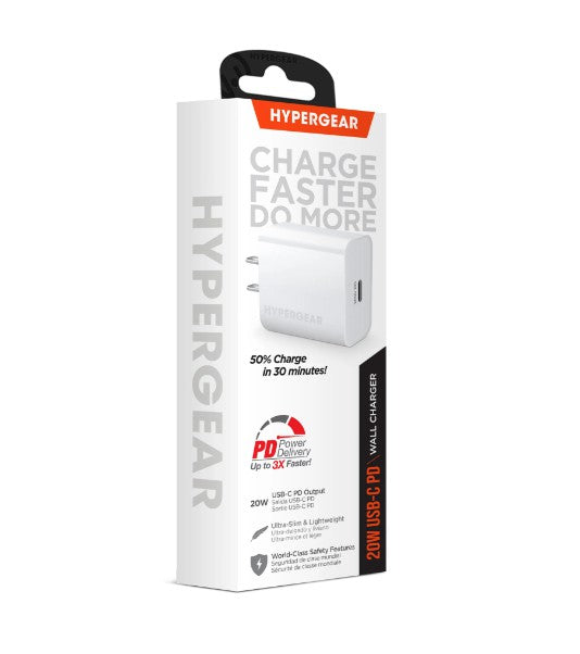 HyperGear 20W USB-C PD Wall Charger