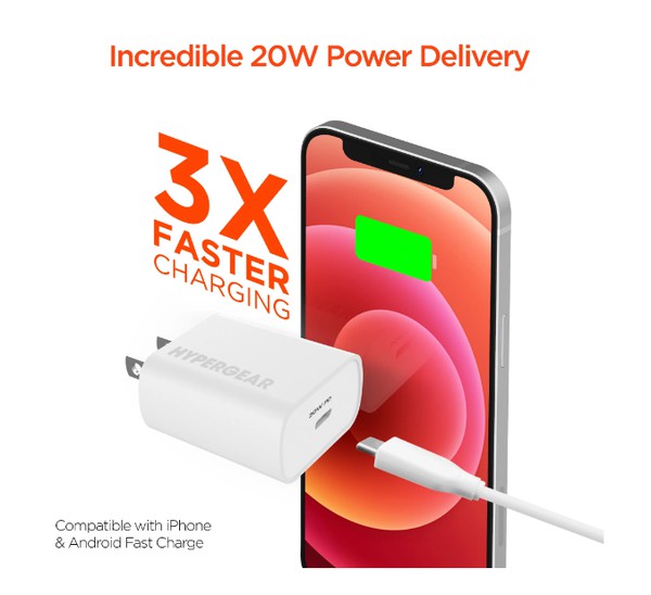 HyperGear 20W USB-C PD Wall Charger