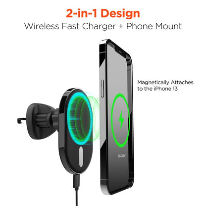 HyperGear MagVent Wireless Car Charging Mount