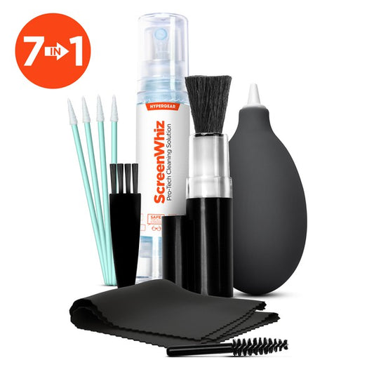 HyperGear ScreenWhiz 7-in-1 Tech Cleaning Kit