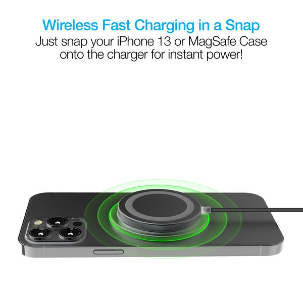 Naztech Alloy Magnetic 15W Wireless Fast Charger