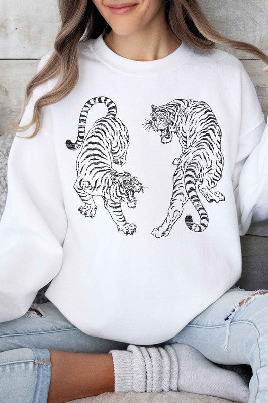 TIGER GRAPHIC SWEATSHIRT