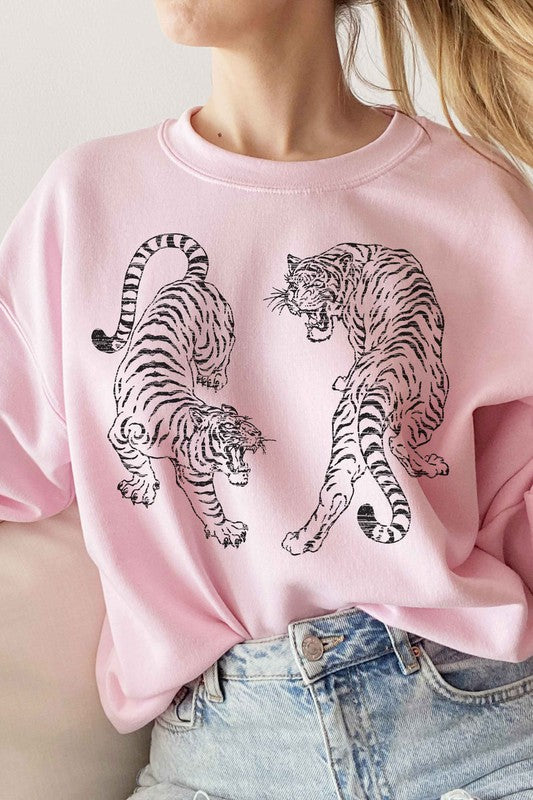 TIGER GRAPHIC SWEATSHIRT