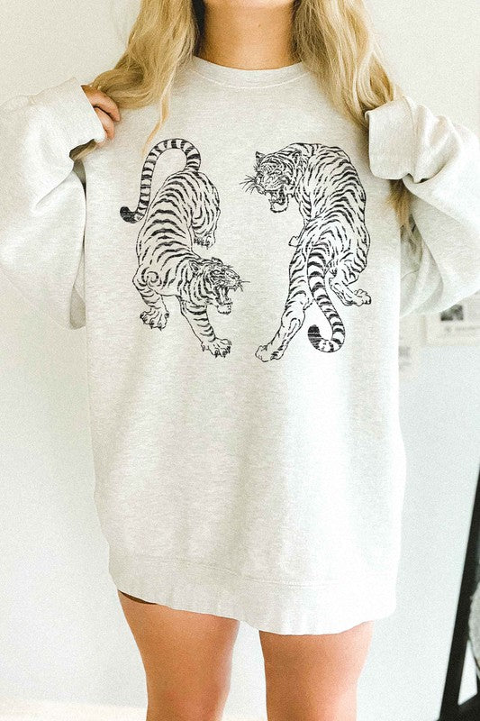 TIGER OVERSIZED SWEATSHIRT