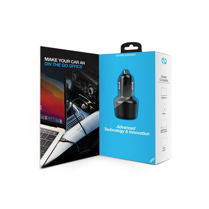 Naztech SpeedMax65 PD65W & QC3 Car Charger