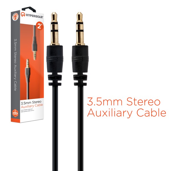 HyperGear 3.5mm Stereo AUX Cable 3ft