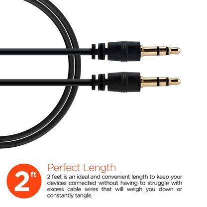 HyperGear 3.5mm Stereo AUX Cable 3ft