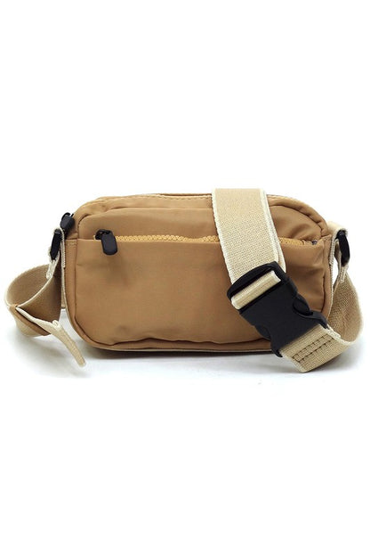 Nylon Fanny Pack Crossbody Bag