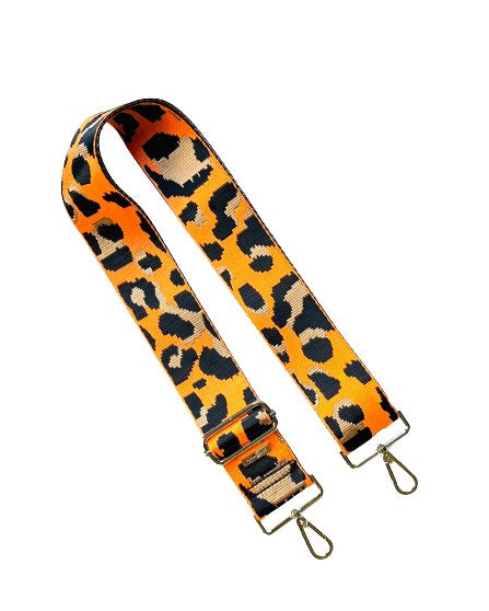 Cheetah Guitar Strap - 10 Colors - ON SALE NOW