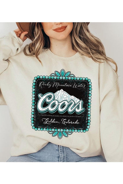 Coors Rocky Mountain Graphic Fleece Sweatshirts