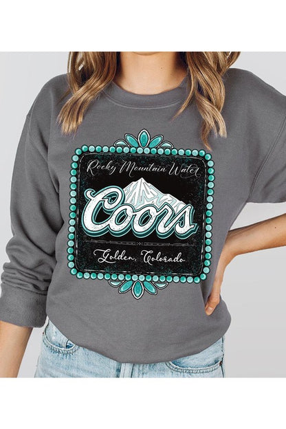 Coors Rocky Mountain Graphic Fleece Sweatshirts