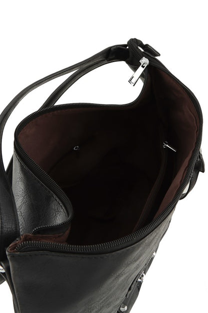 Classic Pu Leather Backpack