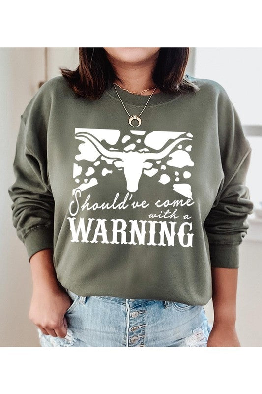 Western Cow Animal Graphic Fleece Sweatshirts