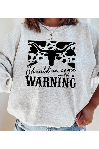 Western Cow Animal Graphic Fleece Sweatshirts