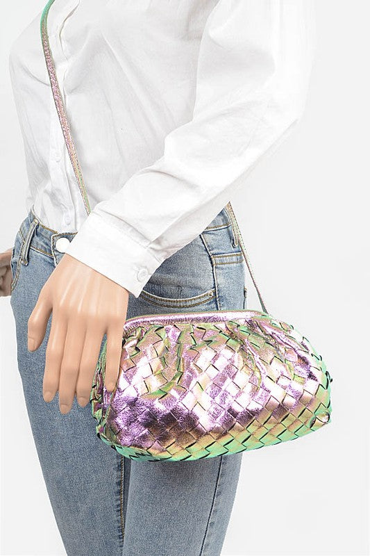 Metallic Weaved Soft Swing Bag