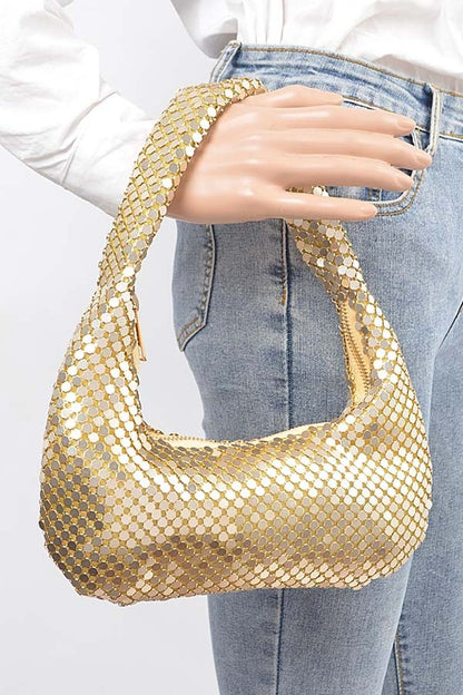 Chainmail Iconic Top Handle Shoulder Bag