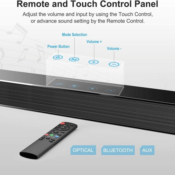 Norcent KB2020 Black Mamba Series BT Sound Bar