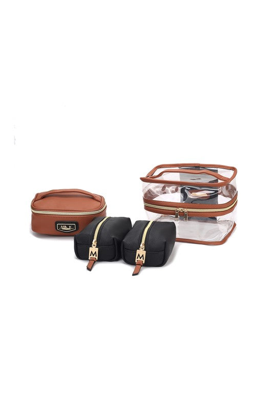 MKF Collection Emma Cosmetic Clear Case set by Mia