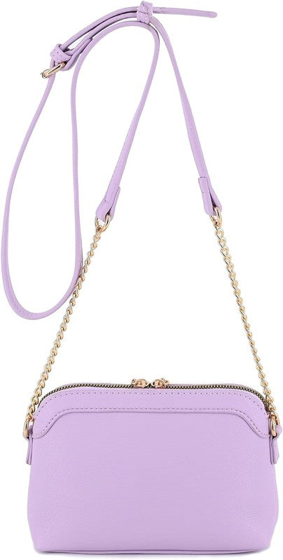 Tassel Small Crossbody Bag with Chain Strap