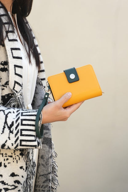 MKF Collection Shira Color Block Wallet by Mia K