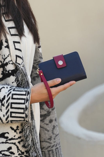 MKF Collection Shira Color Block Wallet by Mia K