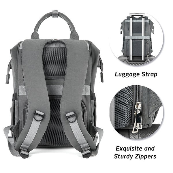 Crazy Pockets Backpack Diaper Bag