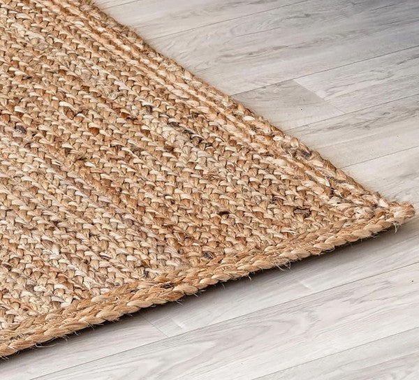 2x3 Feet Jute Hand-Woven Braided Door Mat Area Rug